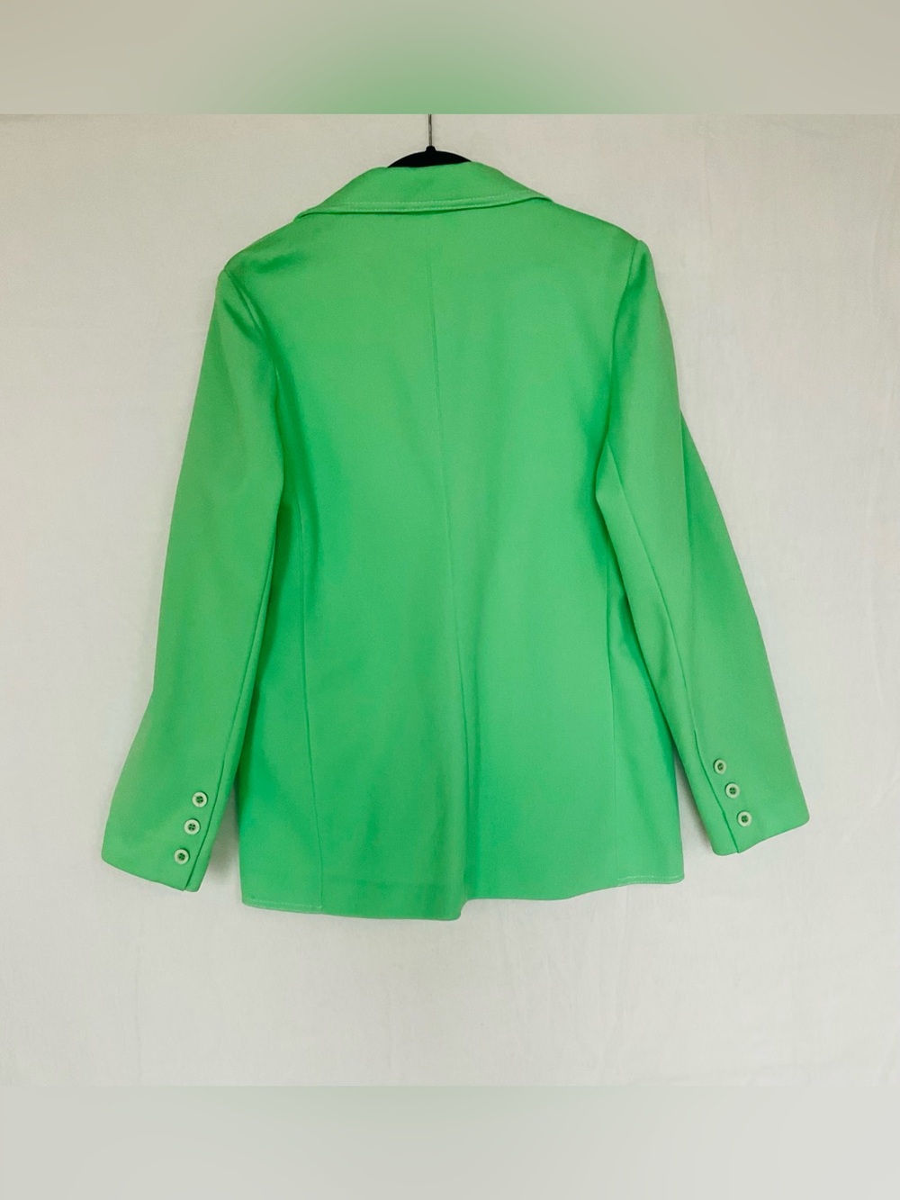 Bright Green Women's Blazer Jacket Sz 14 - Picture 2 of 11
